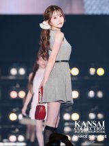 【あやね/関西コレクション着用】【予約商品/8月中旬発送予定】XSサイズあり【ROBE de FLEURS/ローブドフルール】ゴールドボタン/ ラメツイード/ バストジップ/ フレア/ ミニドレス/ キャバドレス【HC02】