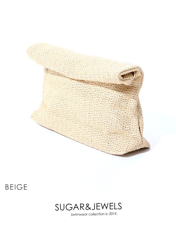 画像6: 【即日発送】【ビキニ】【水着小物：ビーチバッグ】ストロークラッチバッグ[FB01]