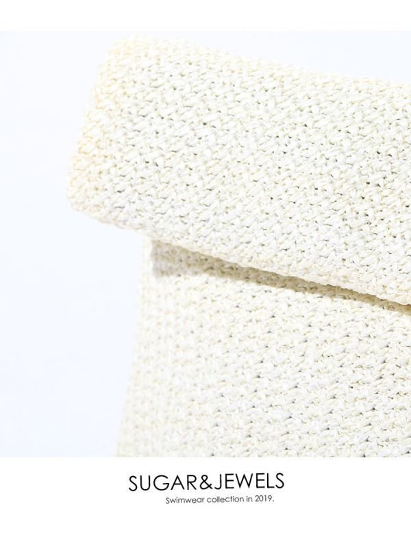 画像3: 【即日発送】【ビキニ】【水着小物：ビーチバッグ】ストロークラッチバッグ[FB01]