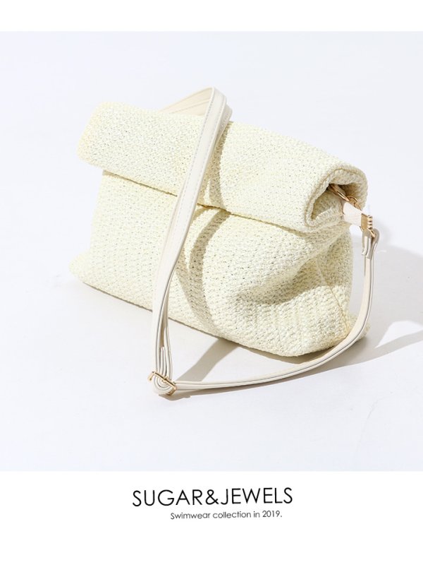 画像5: 【即日発送】【ビキニ】【水着小物：ビーチバッグ】ストロークラッチバッグ[FB01]