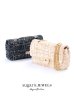 画像1: 【BAG】ツイードバッグ/メタルチェーン/ツイード/ハンドバッグ/ショルダーバッグ/2way【IM】【Fサイズ/2カラー】[OF04] (1)