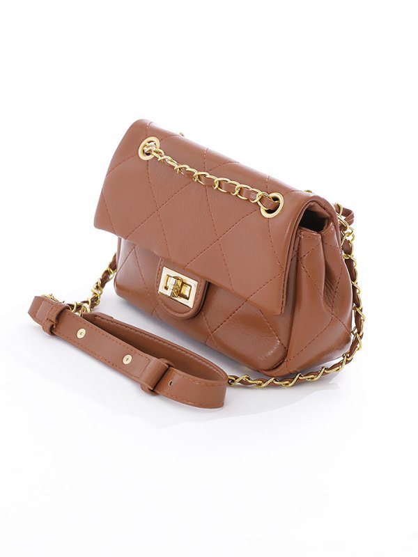 画像9: チェーン付きミニバッグ【2カラー】[OF04]