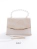 画像3: 【BAG】2WAYバッグ/ハンドバッグ/ショルダーバッグ/チェーン/パール【Fサイズ/3カラー】[OF04] 【IM】