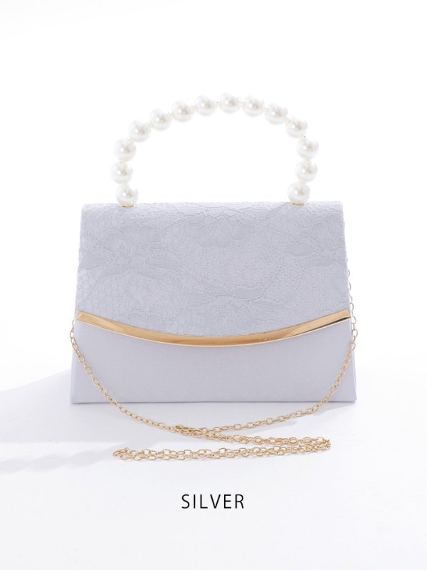 画像4: 【BAG】2WAYバッグ/ハンドバッグ/ショルダーバッグ/チェーン/パール【Fサイズ/3カラー】[OF04] 【IM】