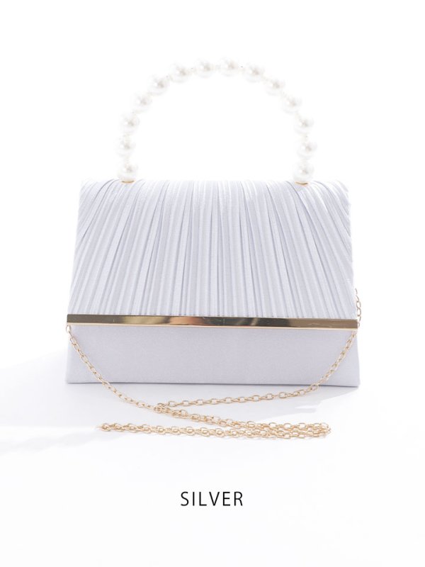 画像4: 【BAG】2WAYバッグ/ハンドバッグ/ショルダーバッグ/チェーン/パール【Fサイズ/3カラー】[OF04] B073