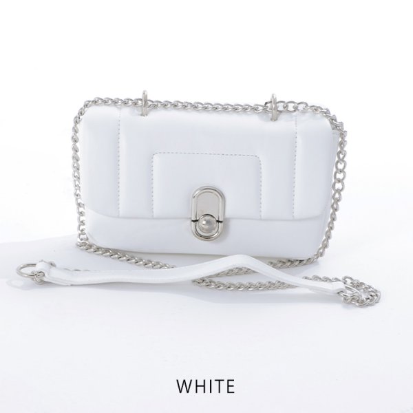 画像4: ショルダーバッグ/チェーン紐【Fサイズ/3カラー】[OF04]【IM】