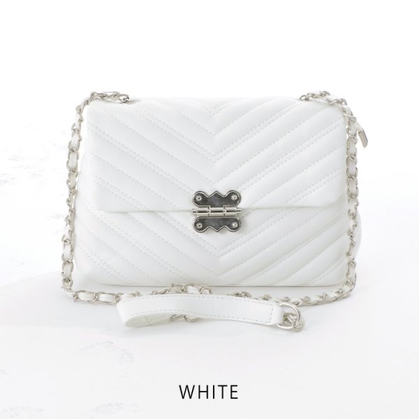 画像4: ショルダーバッグ/チェーン紐【Fサイズ/3カラー】[OF04]【IM】