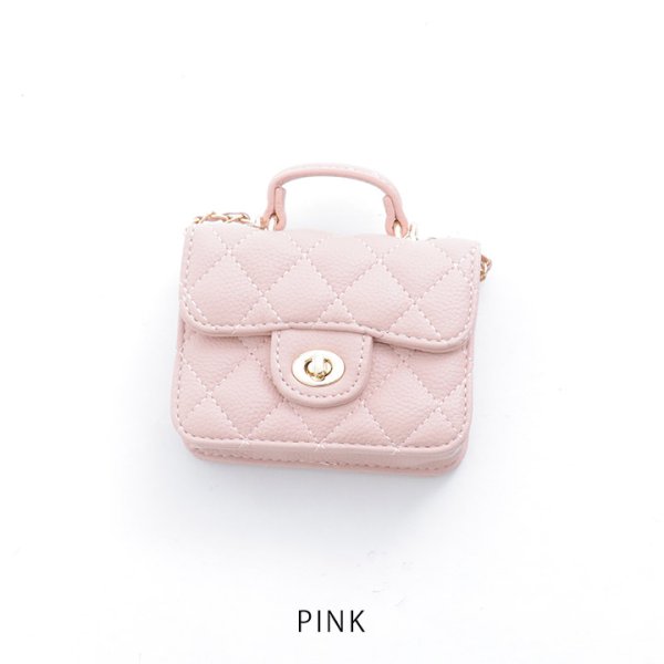 画像4: 【バッグ】キルティングレザーミニバッグ【2カラー】[OF08]