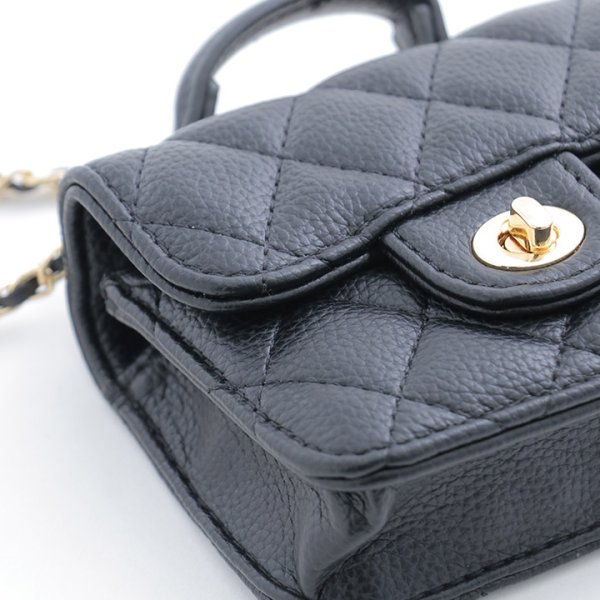 画像7: 【バッグ】キルティングレザーミニバッグ【2カラー】[OF08]