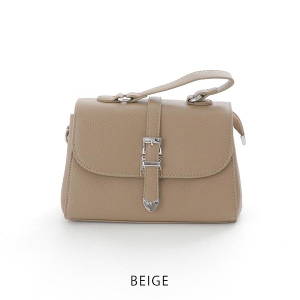 画像4: 【バッグ】2wayレザーフラップスクエアハンドバッグ【Fサイズ/5カラー】[OF03]