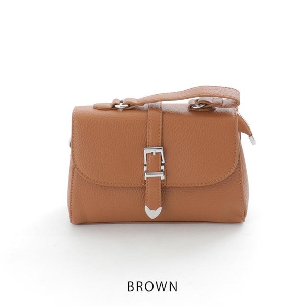 画像5: 【バッグ】2wayレザーフラップスクエアハンドバッグ【Fサイズ/5カラー】[OF03]