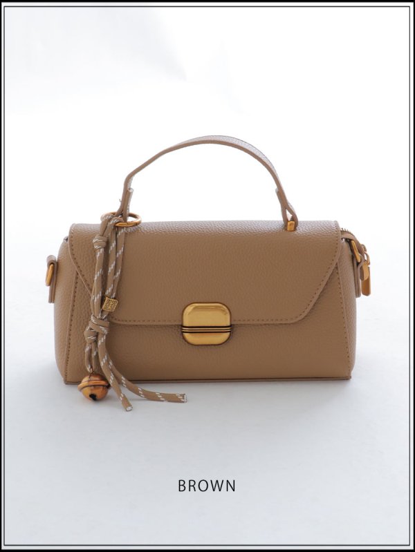 画像3: 【バッグ】ベルチャーム2wayバッグ【Fサイズ/3カラー】[OF03] 