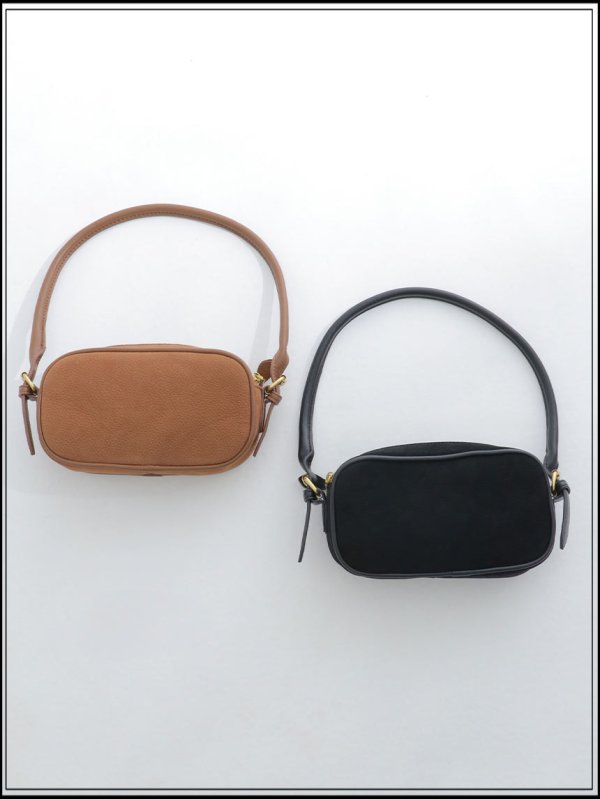 画像3: 【バッグ】2wayラウンドシンプルバッグ【Fサイズ/2カラー】[OF03] 