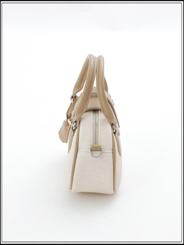 画像7: 【バッグ】キャンバスバイカラーミニバッグ【Fサイズ/3カラー】[OF03]