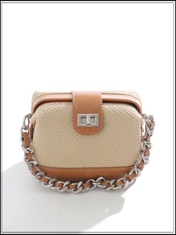 画像5: 【バッグ】ボックス型2WAYバッグ【Fサイズ/2カラー】[OF03]