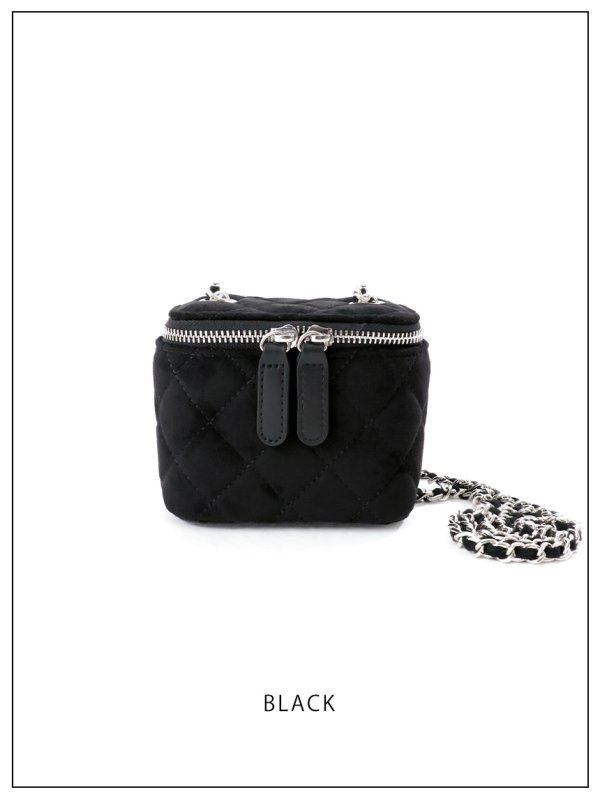 画像3: 【バッグ】チェーンスエードバニティバッグ【Fサイズ/3カラー】[OF03]【IM】