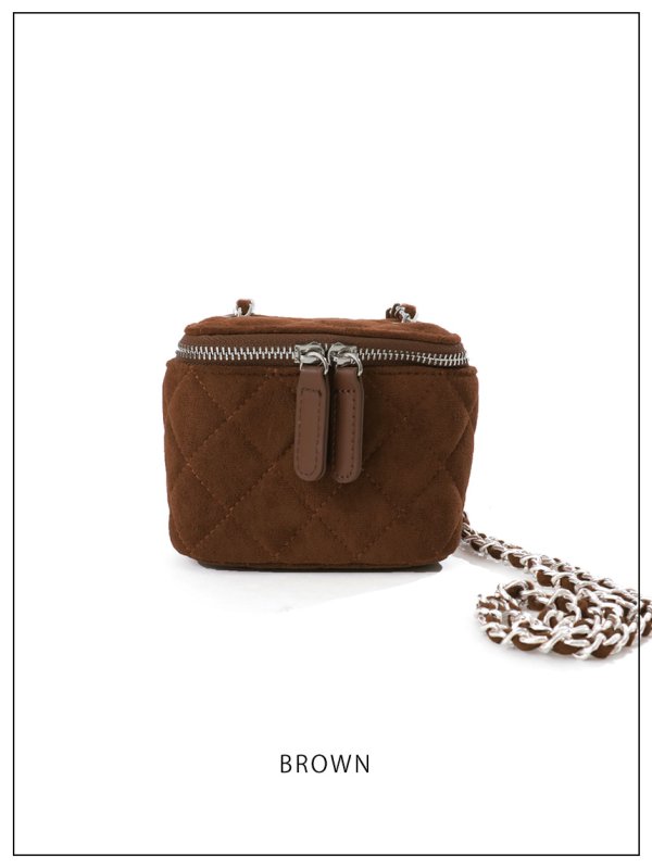 画像5: 【バッグ】チェーンスエードバニティバッグ【Fサイズ/3カラー】[OF03]【IM】