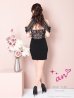 画像4: 【an ANDY Fashion Press 10 COLLECTION 01】 シフォン/ レース/ アメスリ/ 切り替えデザイン/ タイト/ ミニドレス/ キャバドレス[OF05]