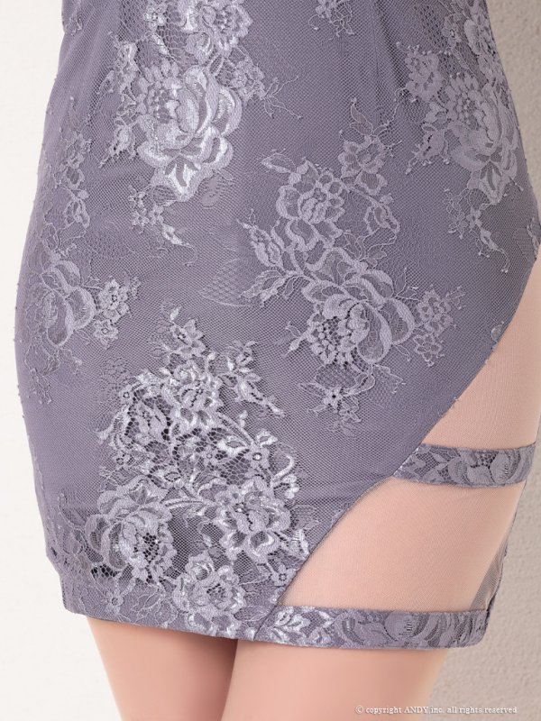 画像7: 【an/アン】オフショル/ 総レース/ フリル/ シアー/ タイト/ ミニドレス/ キャバドレス[OF05]