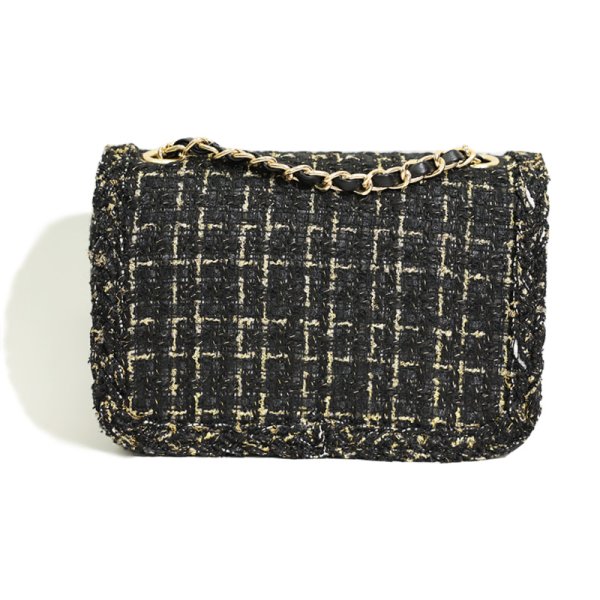 画像6: 【ANGEL R/エンジェルアール】ゴールドミックスチェック/ ツイード/ チェーンショルダーバッグ【2カラー】[OF04]