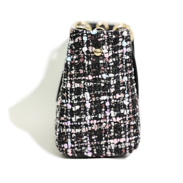 画像5: 【ANGEL R/エンジェルアール】ミックスチェック/ ツイード/ ハンドバッグ【2カラー】[OF02-C] 