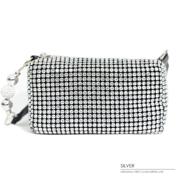 画像3: 【ANGEL R/エンジェルアール】ラインストーンハンドバッグ【1カラー】[OF04]