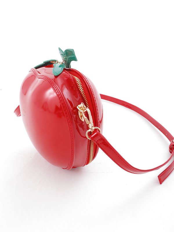 画像9: 【即日発送】【ハロウィンコスプレ/小物】りんごショルダーバッグ/ ポシェット [OF02]