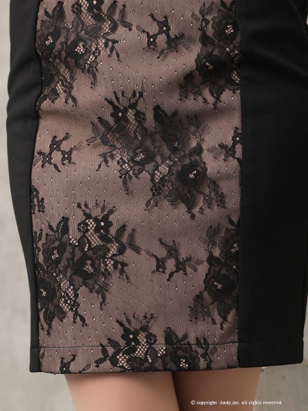 画像6: 【Andy GLAMOROUS/アンディグラマラス】ノースリーブ/ バストカット/ レース/ タイト/ ミニドレス/ キャバドレス[FB03]