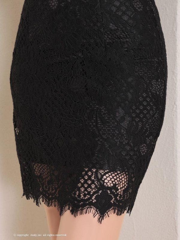 画像7: 【Andy ANDY Fashion Press 15 COLLECTION 04】オフショルダー/ 七分袖/ 長袖/ 袖あり/ フラワーレース/ セットアップ/ タイト/ ミニドレス/ キャバドレス[OF05]