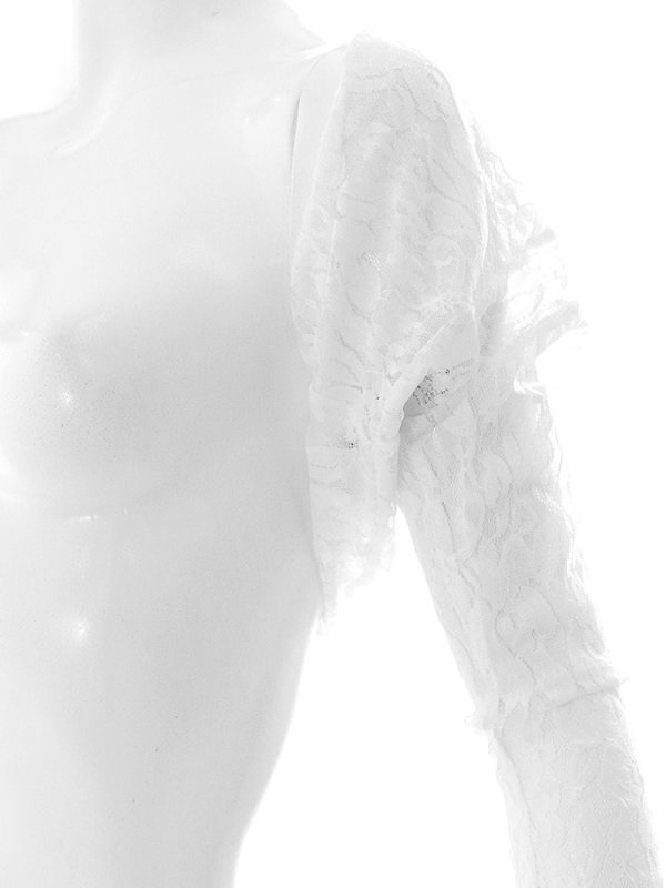 画像7: モノトーン総レースショート丈ボレロ/上着/羽織り物/アウター【Fサイズ/2カラー】[OF04-U]【IM】