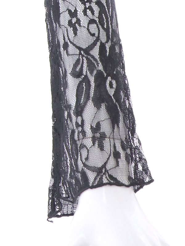 画像8: モノトーン総レースショート丈ボレロ/上着/羽織り物/アウター【Fサイズ/2カラー】[OF04-U]【IM】