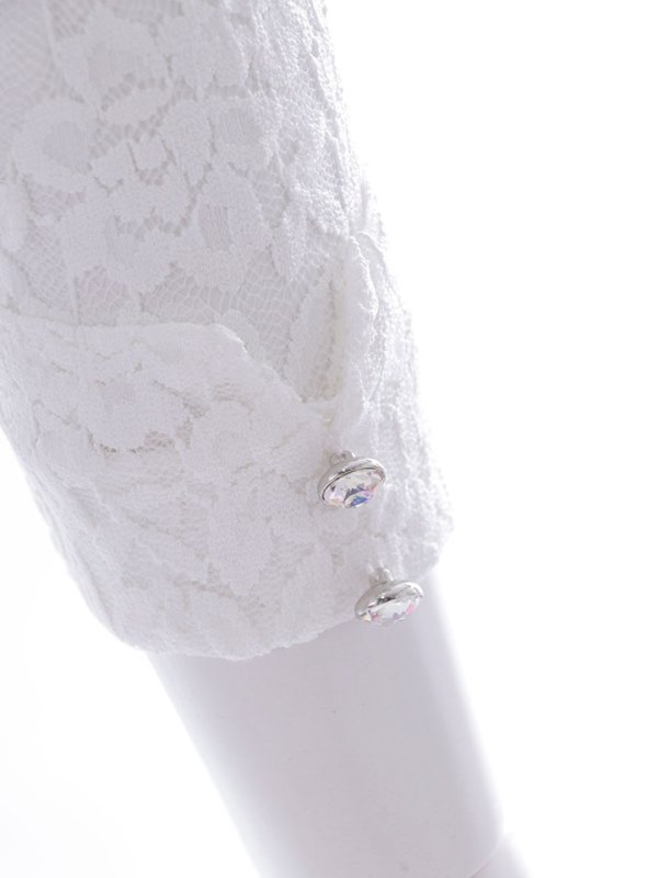 画像9: モノトーン刺繍レースボレロ/上着/羽織り物/アウター【Fサイズ/2カラー】[OF04-U] 【IM】