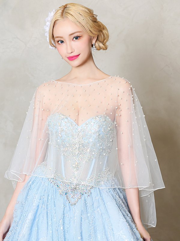 画像7: 【門りょう / 関西コレクション着用】【ANGEL R/エンジェルアール】ベア/ ウェディング/ バースデー/ プリンセス/ コルセット/ フラワーレース/ バストビジュー/ ウエストシースルー/ キャバドレスlong[HC03]