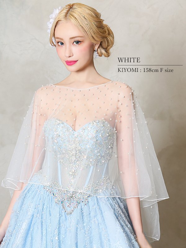 画像8: 【門りょう / 関西コレクション着用】【ANGEL R/エンジェルアール】ベア/ ウェディング/ バースデー/ プリンセス/ コルセット/ フラワーレース/ バストビジュー/ ウエストシースルー/ キャバドレスlong[HC03]