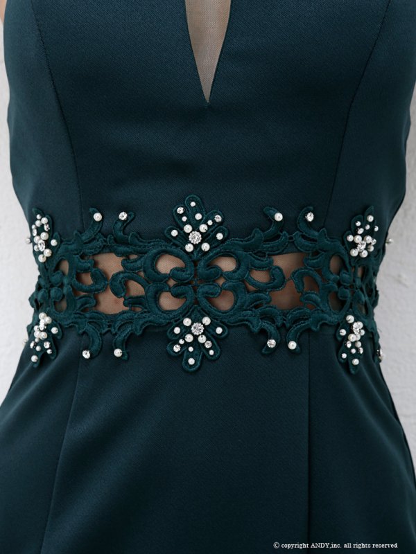 画像9: 【an/アン】アメスリ/ワンカラー/シアーレース/タイト/ミニドレス /キャバドレス[OF05]