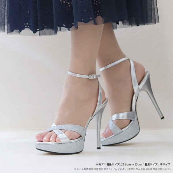 画像4: 【COMEX】3color/ 13cmヒール/ ハイヒール/ アンクルストラップ/ ストラップサンダル[OF02]