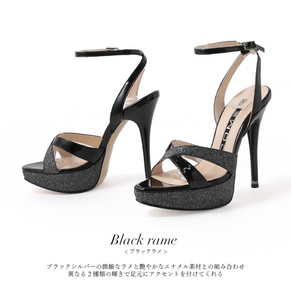 画像8: 【COMEX】3color/ 13cmヒール/ ハイヒール/ アンクルストラップ/ ストラップサンダル[OF02]