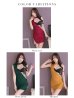 画像20: XSサイズあり【Glossy/グロッシー】バストリボン/ ストレッチ/ ワッフル/ セットアップ/ ミニドレス/ キャバドレス[OF08] (20)
