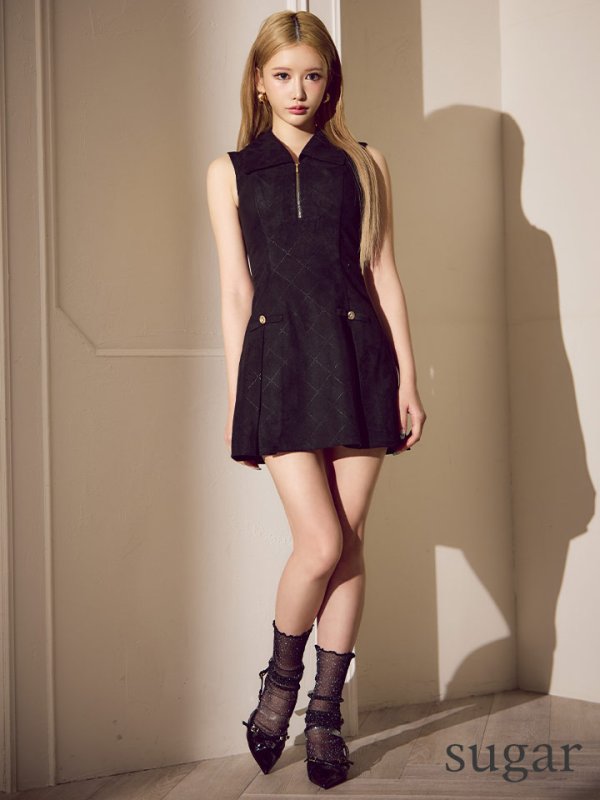 ブラック　モデル：ゆうめろ　身長：160cm　着用サイズ：Sサイズ