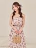 ベージュ　モデル：みゆみゆ　着用サイズ：Sサイズ