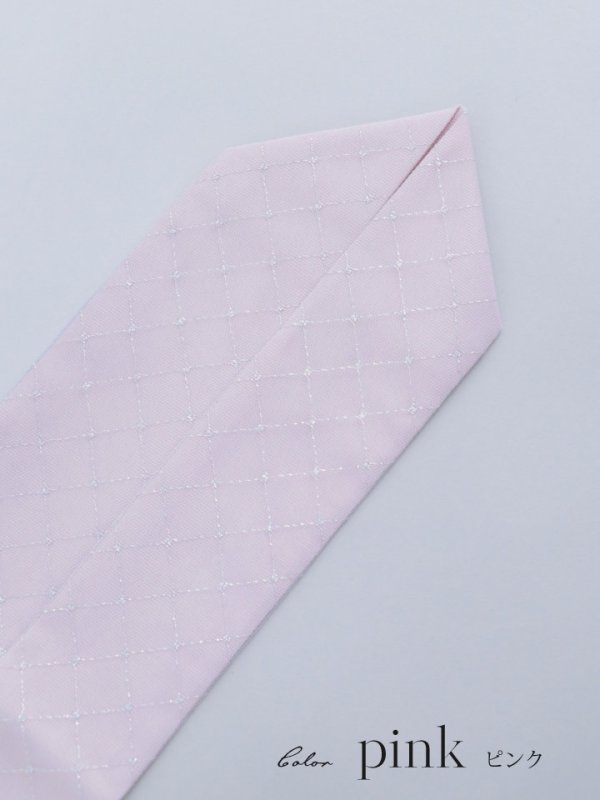 画像4: 【卒業袴用重ね襟】格子柄重ね襟【2カラー】