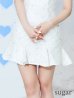 画像11: XSサイズあり【ROBE de FLEURS/ローブドフルール】 スパンコール/ ダイヤチュール/ キャミソール/ フロントジップ/ フレア/ ミニドレス/ キャバドレス[OF2]