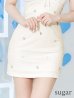 画像16: XSサイズあり【ROBE de FLEURS/ローブドフルール】 ツイード/ リボン/ ビジュー/ キャミソール/ タイト/ ミニドレス/ キャバドレス[OF2]