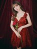 画像4: 【ROBE de FLEURS/ローブドフルール】立体フラワー/ パールチュール/ フレア/ ミニドレス/ キャバドレス[OF2]
