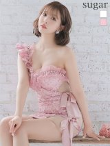 XSサイズあり【ROBE de FLEURS/ローブドフルール】ジュエリー/ リボン/ タイト/ ミニドレス/ キャバドレス[OF2]