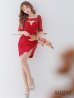 画像7: 【ROBE de FLEURS Glossy/ローブ・ド・フルール グロッシー】オフショル/ ジップ/ ZIPフロントジップ/ ZIP 袖あり/ タイト/ ミニドレス/ キャバドレス[OF2]