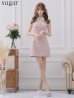 画像7: XSサイズあり【ROBE de FLEURS/ローブドフルール】ラメツイード/ ビジュー/ 襟つき/ 台形スカート/ ミニドレス/ キャバドレス[OF2]