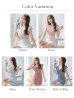 画像19: XS〜Lサイズあり【ROBE de FLEURS/ローブドフルール】ウエストビジュー/ シースルーレース/ フリルスリーブ/ 台形スカート/ ミニドレス/ キャバドレス　ピンクモカ[OF2]