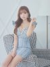 画像6: XSサイズあり【ROBE de FLEURS/ローブドフルール】ラメツイード/ 大粒ビジュー/ フリル/ タイト/ ミニドレス/ キャバドレス[OF2]