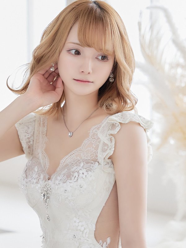 画像4: 【ROBE de FLEURS/ローブドフルール】ビジュー/ サイドシアー/ レース/ 立体フラワー/ ノースリーブ/ タイト/ ミニドレス/ キャバドレス[OF08]